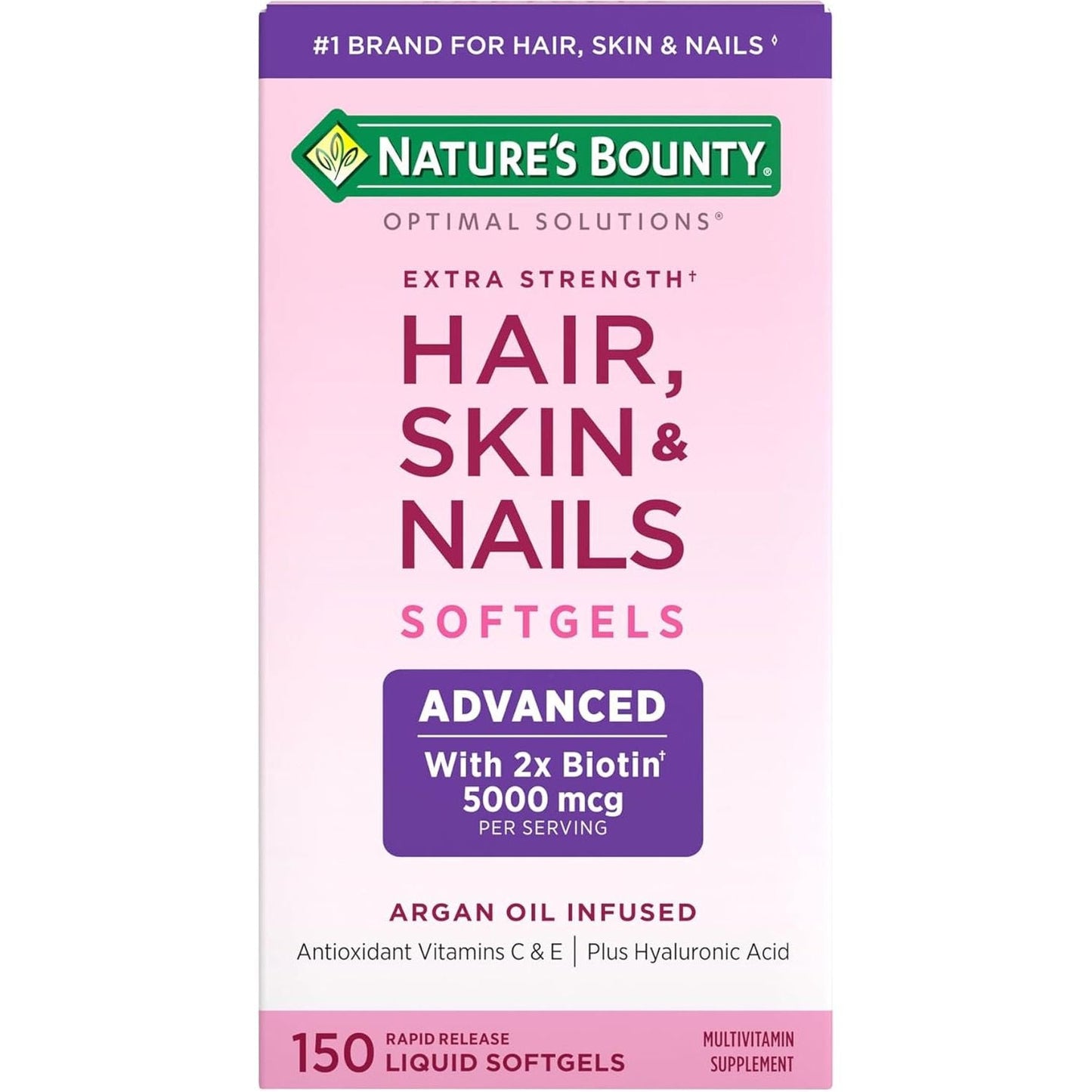 Premium Hair Skin Nails Vitamins with Biotin - Mycosmeticslondon