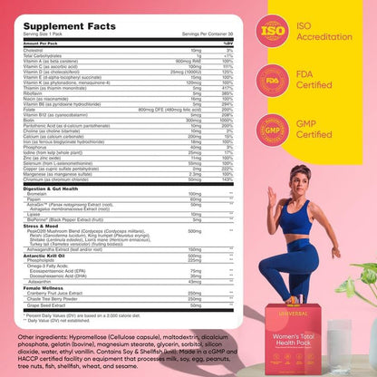 Complete Women's Daily Multivitamin Supplement Pack
