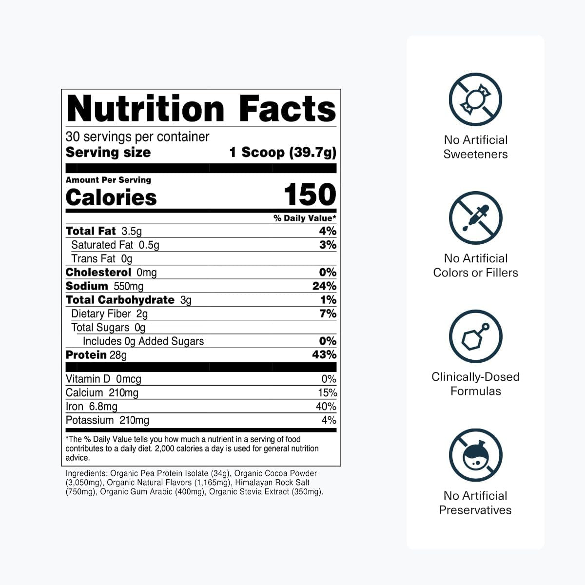 Pure Pea Protein Powder for Muscle Building & Recovery