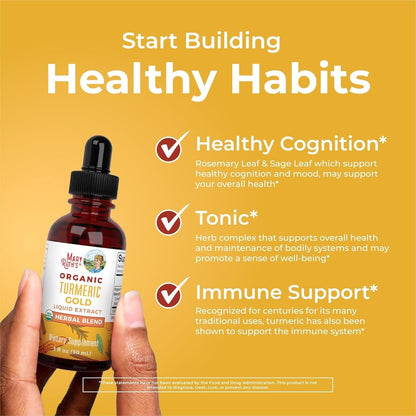 Natural Turmeric Immune Support Liquid Drops