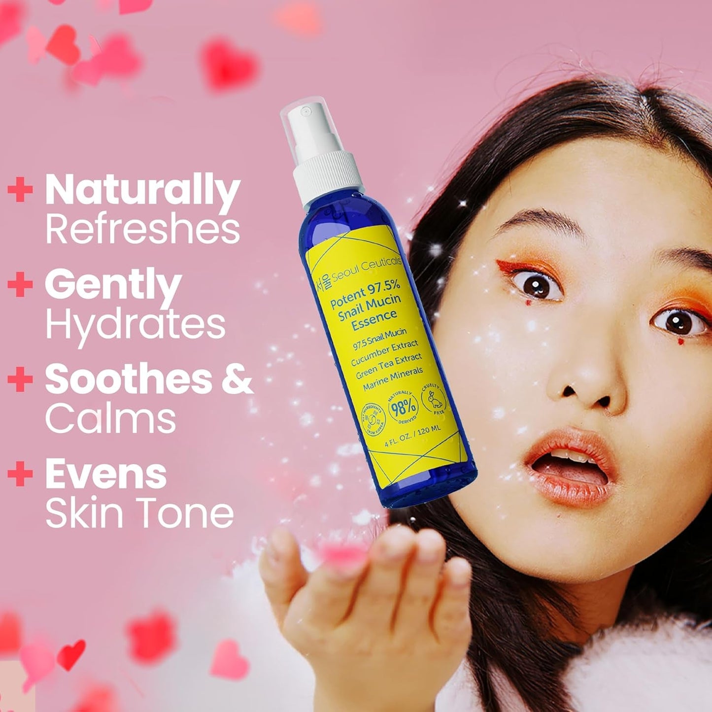 Natural 97.5% Snail Mucin Hydrating Face Serum