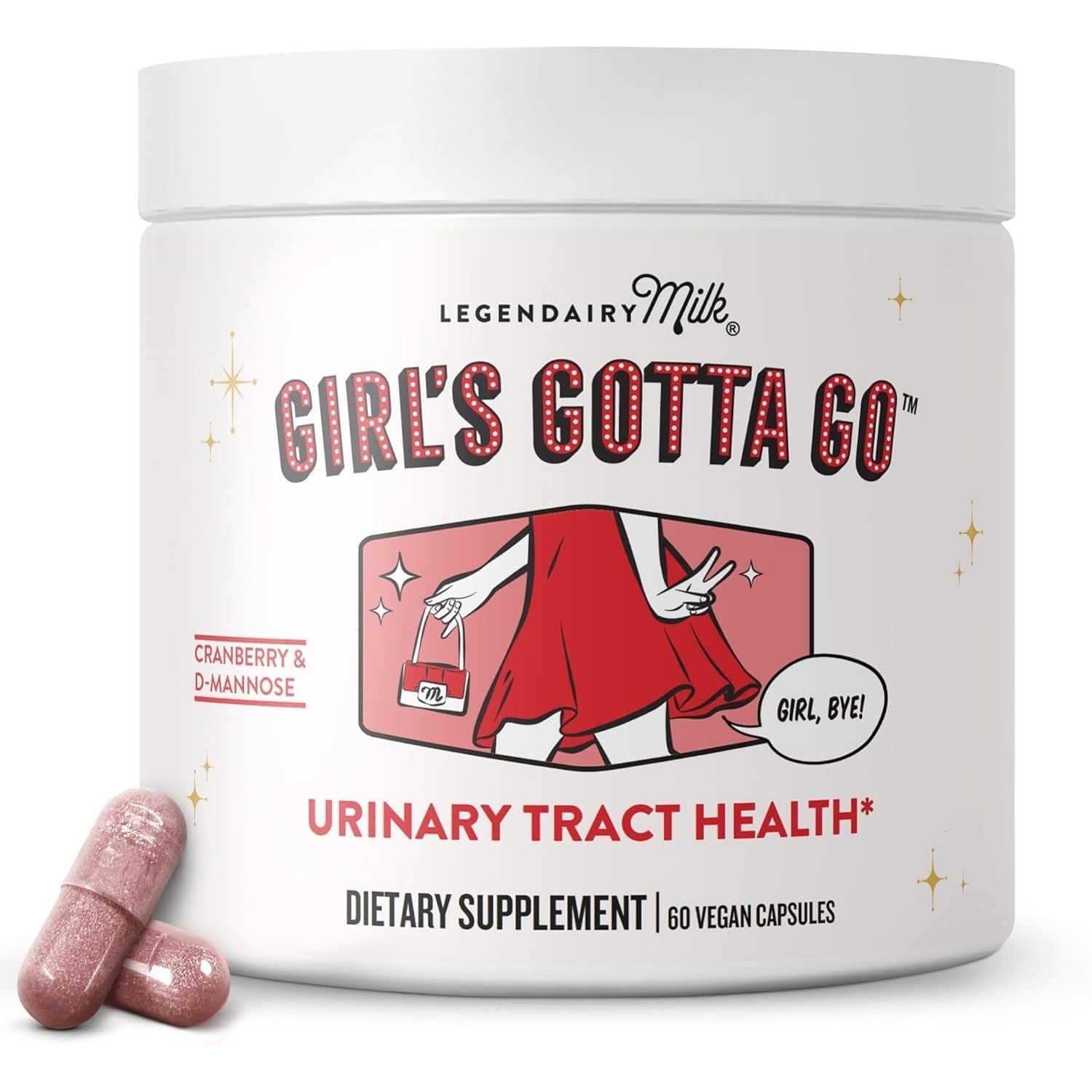 Natural UTI Support Supplement for Women - 60 Capsules - Mycosmeticslondon