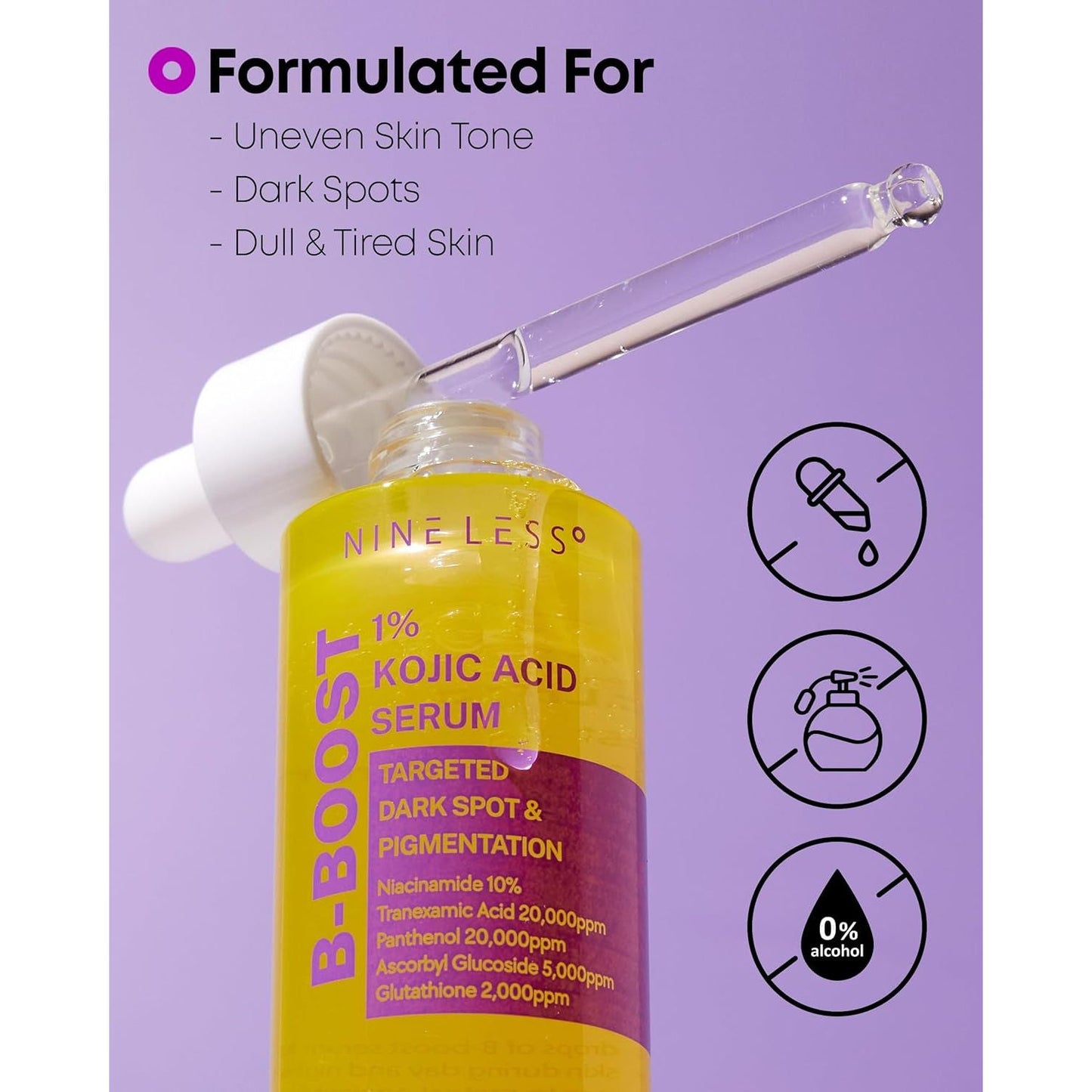 Glowing Skin Kojic Acid Face Serum 30ml