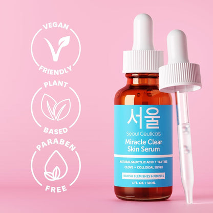Natural Acne Treatment Serum with Salicylic Acid