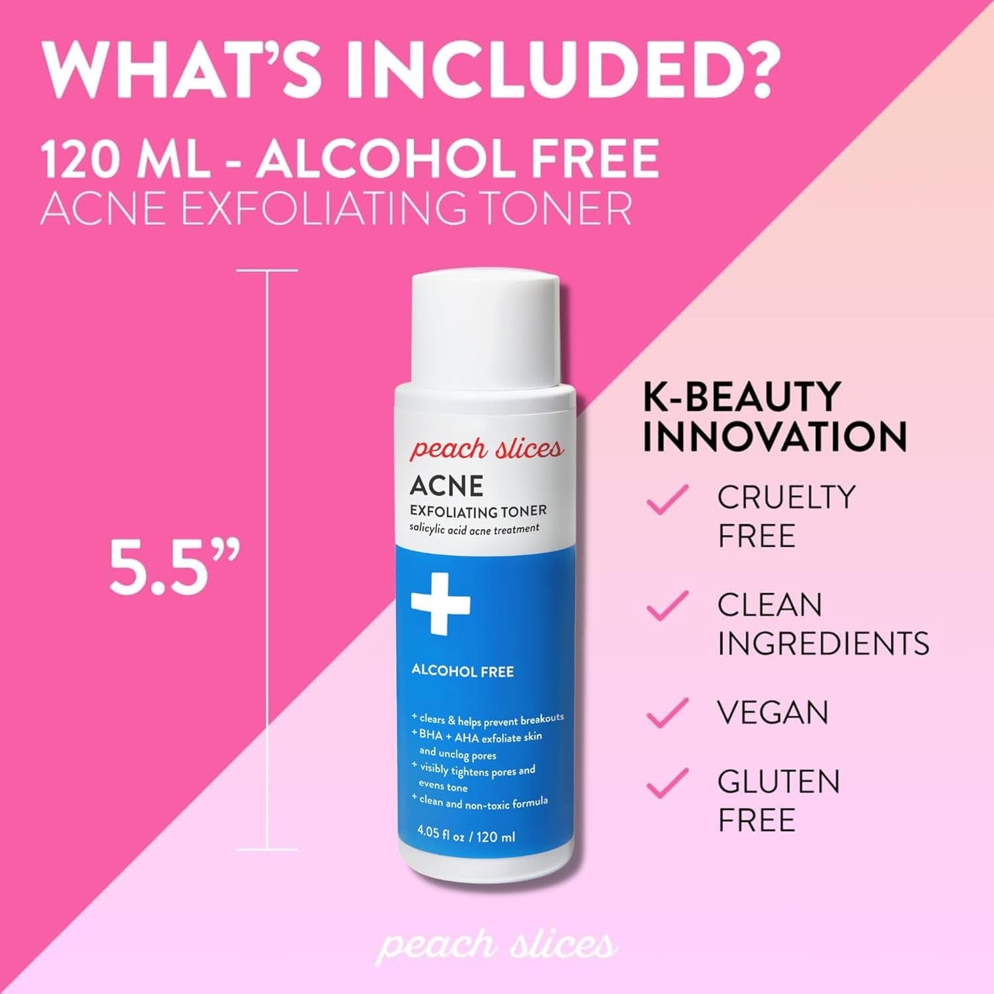 Gentle Acne Toner with Salicylic Acid for Clear Skin