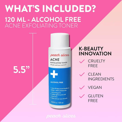 Gentle Acne Toner with Salicylic Acid for Clear Skin