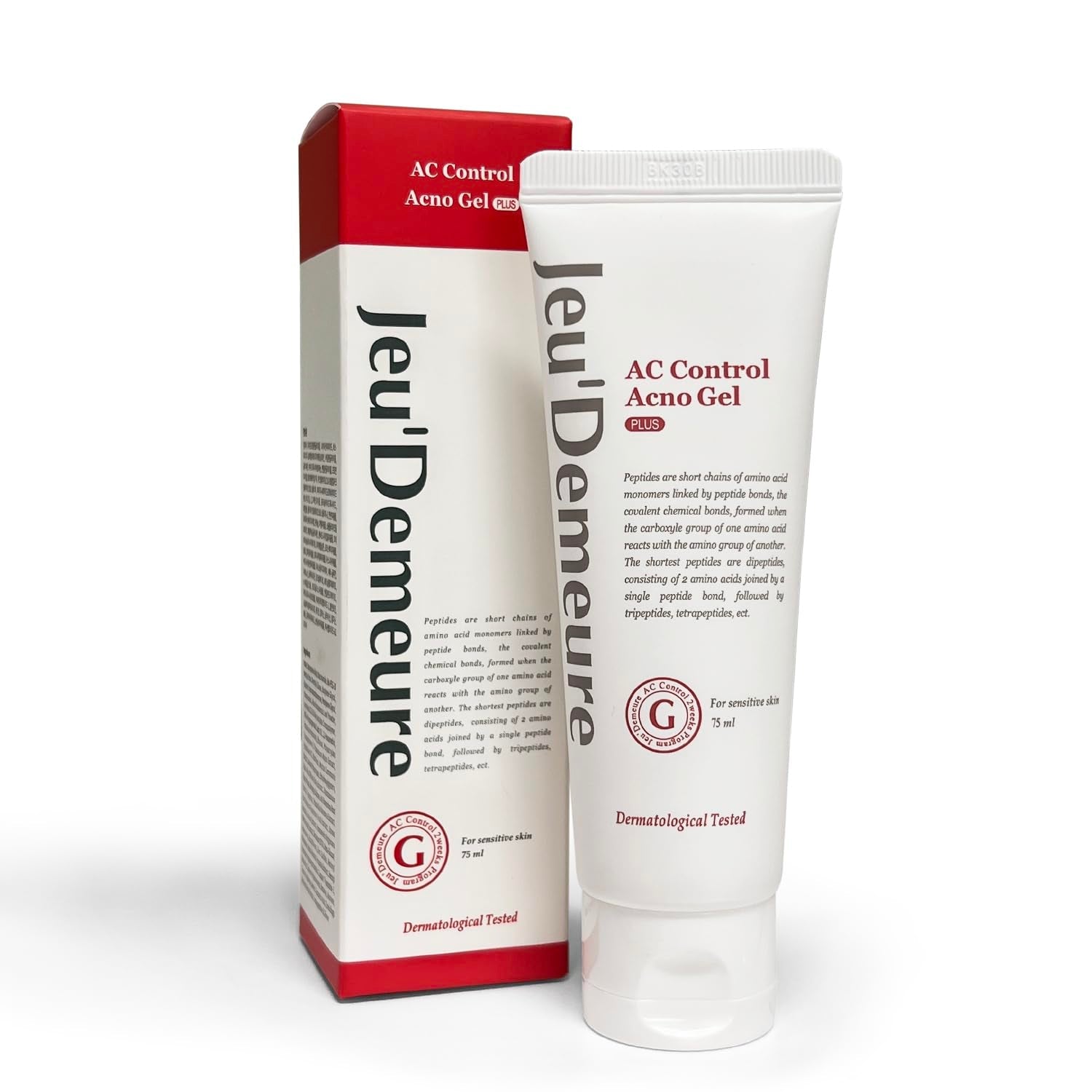 Advanced Acne Relief Gel with Peptides 75ml - Mycosmeticslondon