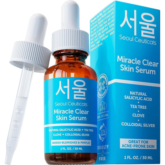 Natural Acne Treatment Serum with Salicylic Acid - Mycosmeticslondon