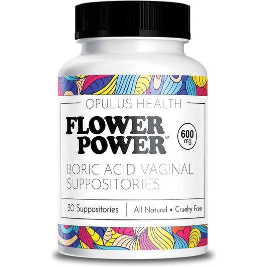Natural Feminine Health Vaginal Suppositories - 30 Count - Mycosmeticslondon