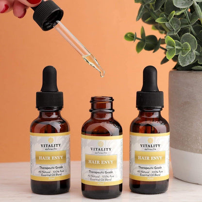 Natural Hair Growth Oil with Pure Plant Extracts
