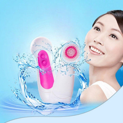 Advanced 6-in-1 Facial Cleansing Brush Tool