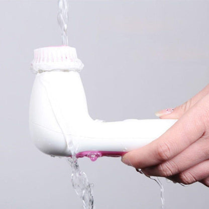 Advanced 6-in-1 Facial Cleansing Brush Tool