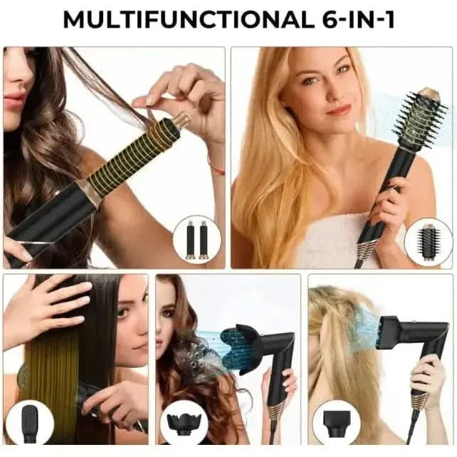 Portable 6-in-1 Multi-Function Hair Dryer