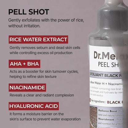 Natural Exfoliating Face Serum with Niacinamide & Rice Extract