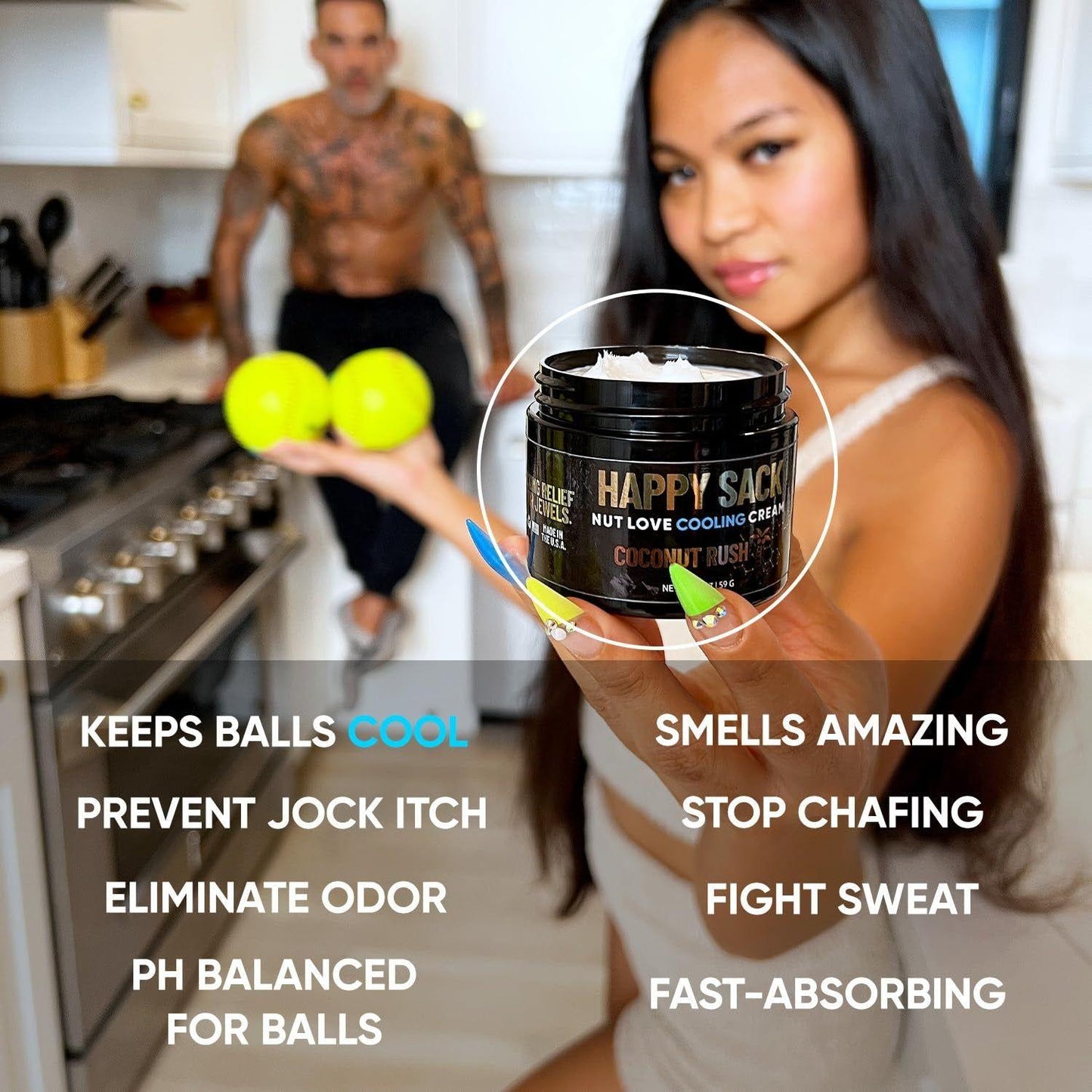Soften Men's Cooling Cream - Anti Chafe Ball Balm