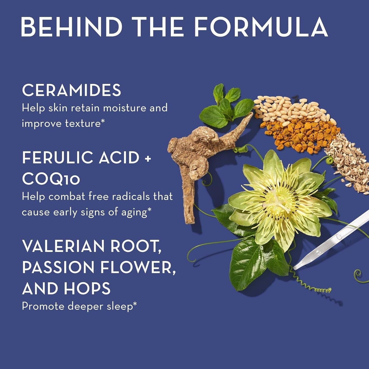 Natural Nighttime Sleep Aid Softgels for Skin Renewal