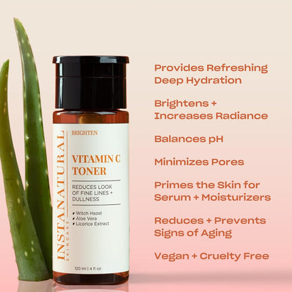 Natural Vitamin C Facial Toner for Glowing Skin