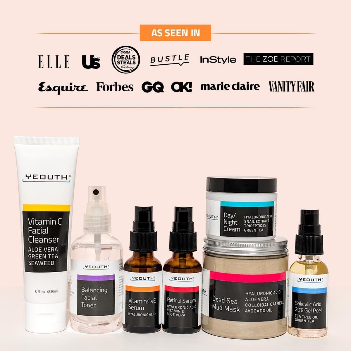 Natural Anti Acne Skin Care Kit with Vitamin C
