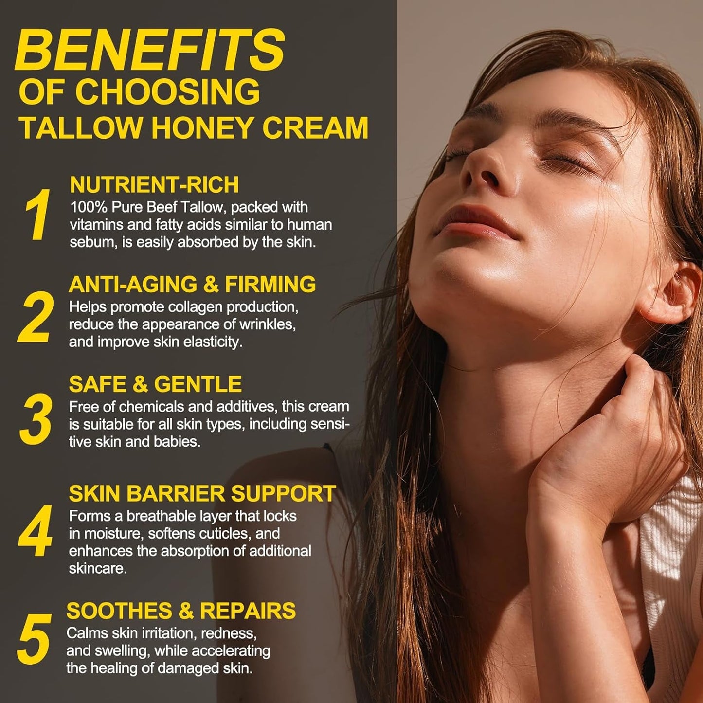 Natural Honey Face and Body Moisturizer Cream