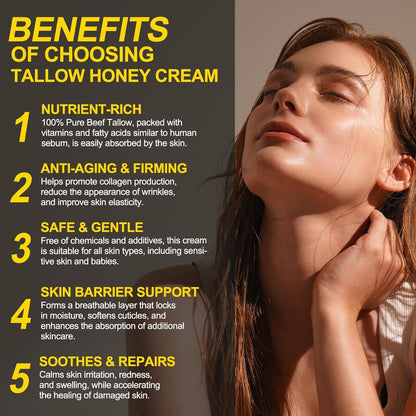 Natural Honey Face and Body Moisturizer Cream
