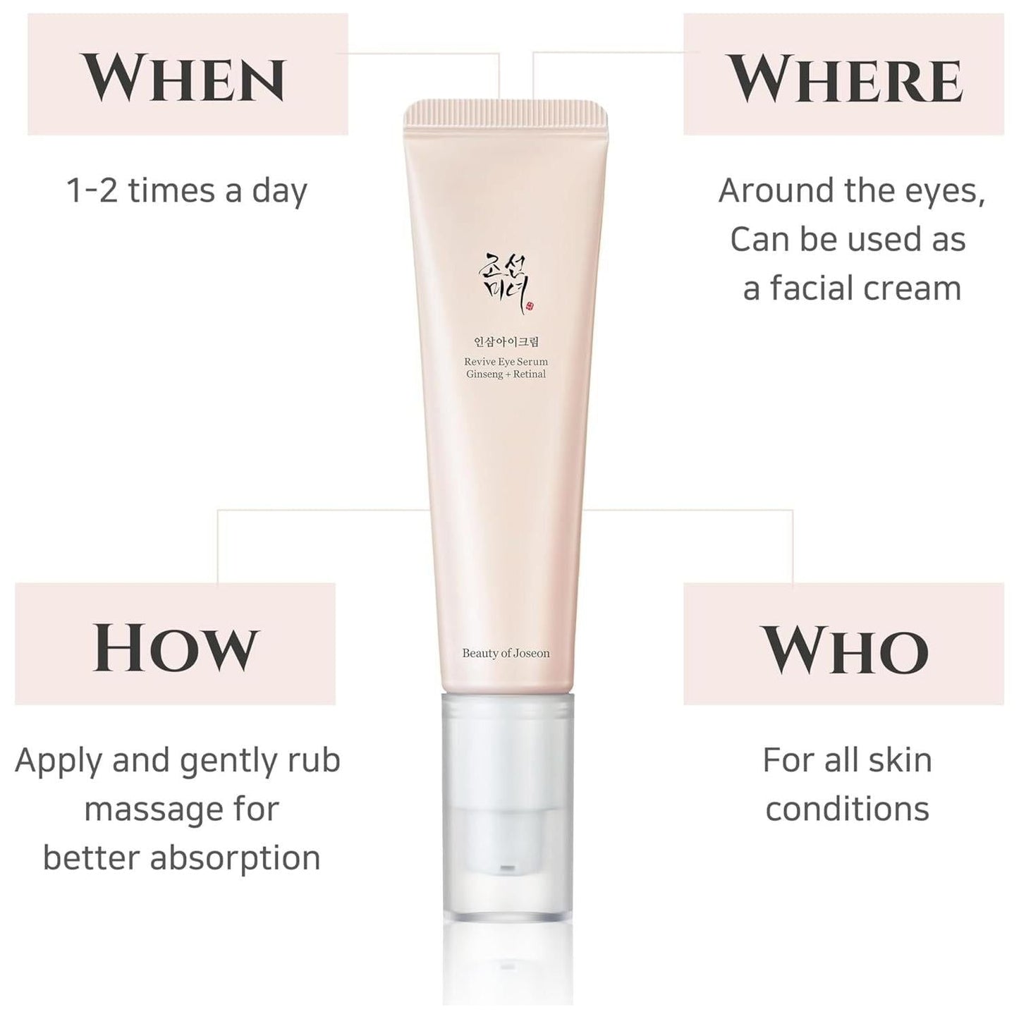 Anti Aging Eye Serum with Ginseng and Retinol 30ml