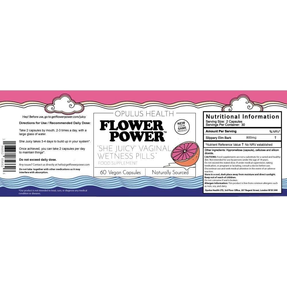 Natural Vaginal Moisture Supplement Capsules