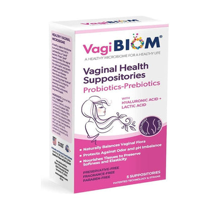 Natural Vaginal Health Suppository - 5 Pack - Mycosmeticslondon
