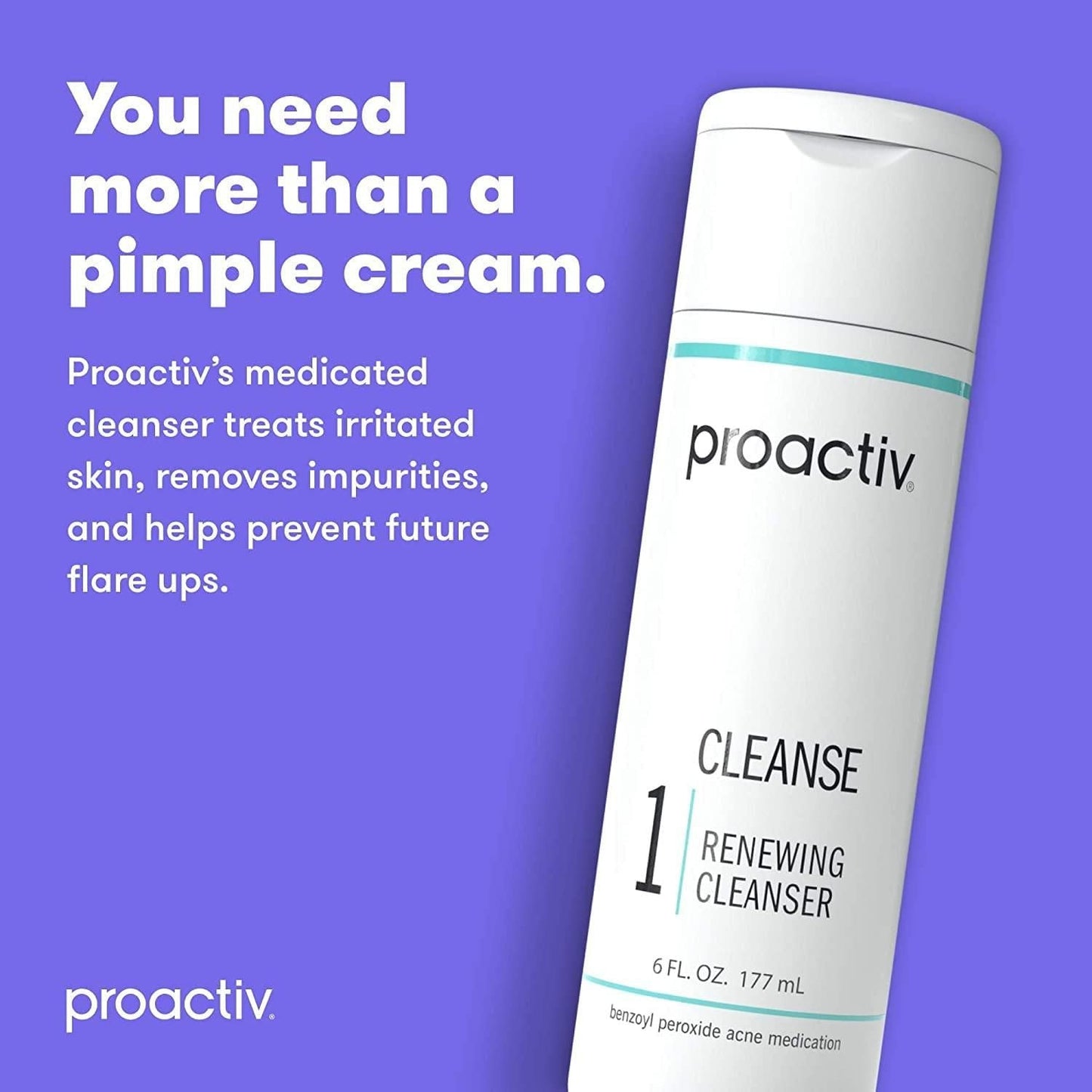 Effective Daily Acne Face Wash with Benzoyl Peroxide