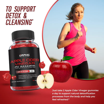 Natural Apple Cider Vinegar Gummies for Digestion Boost