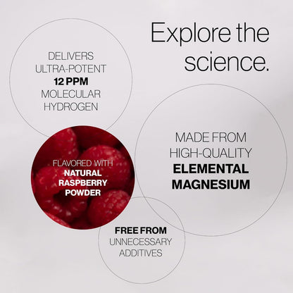 Raspberry Hydrogen Energy Boost Tablets