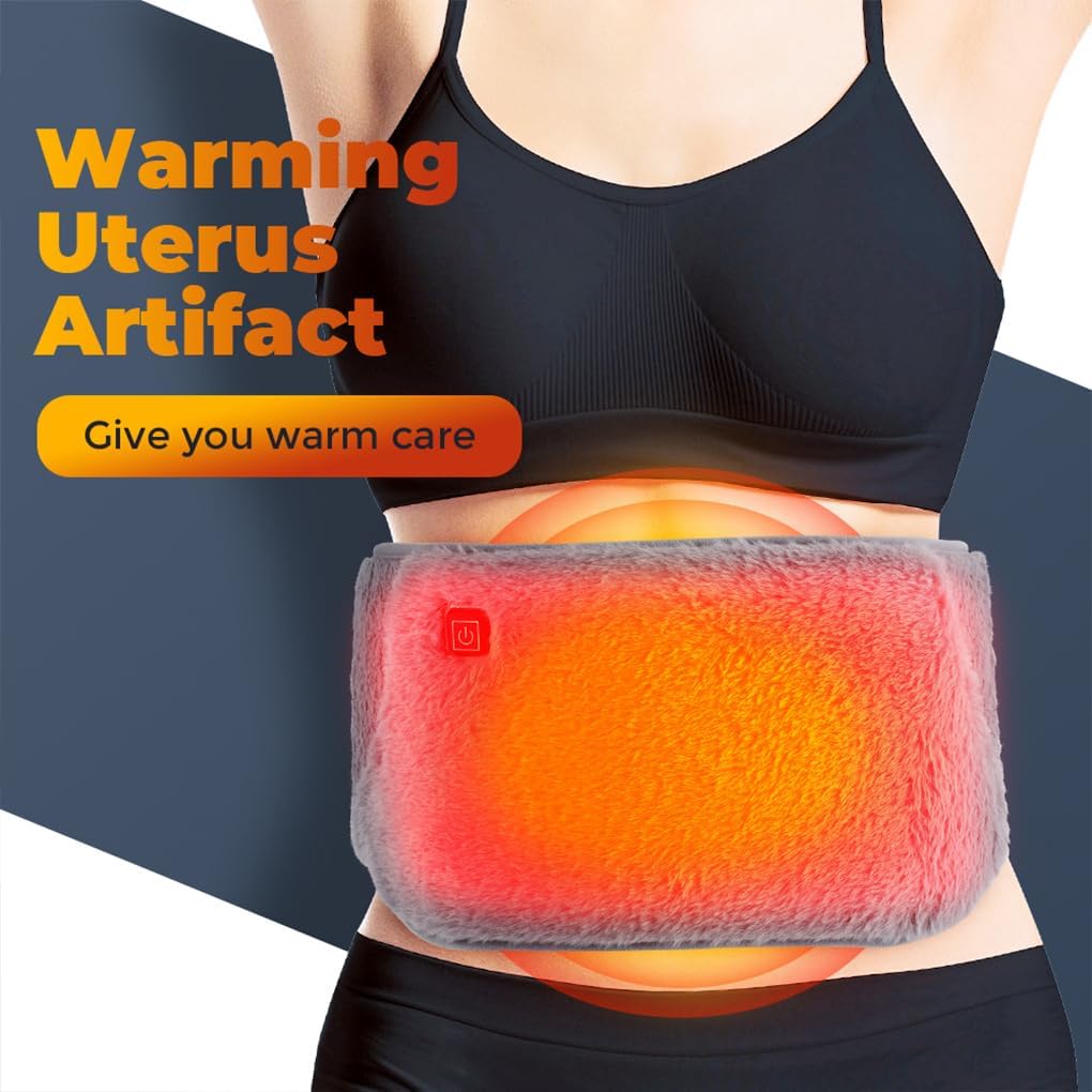 Electric Heating Belt For Abdomen, Waist & Hands, Usb Rechargeable