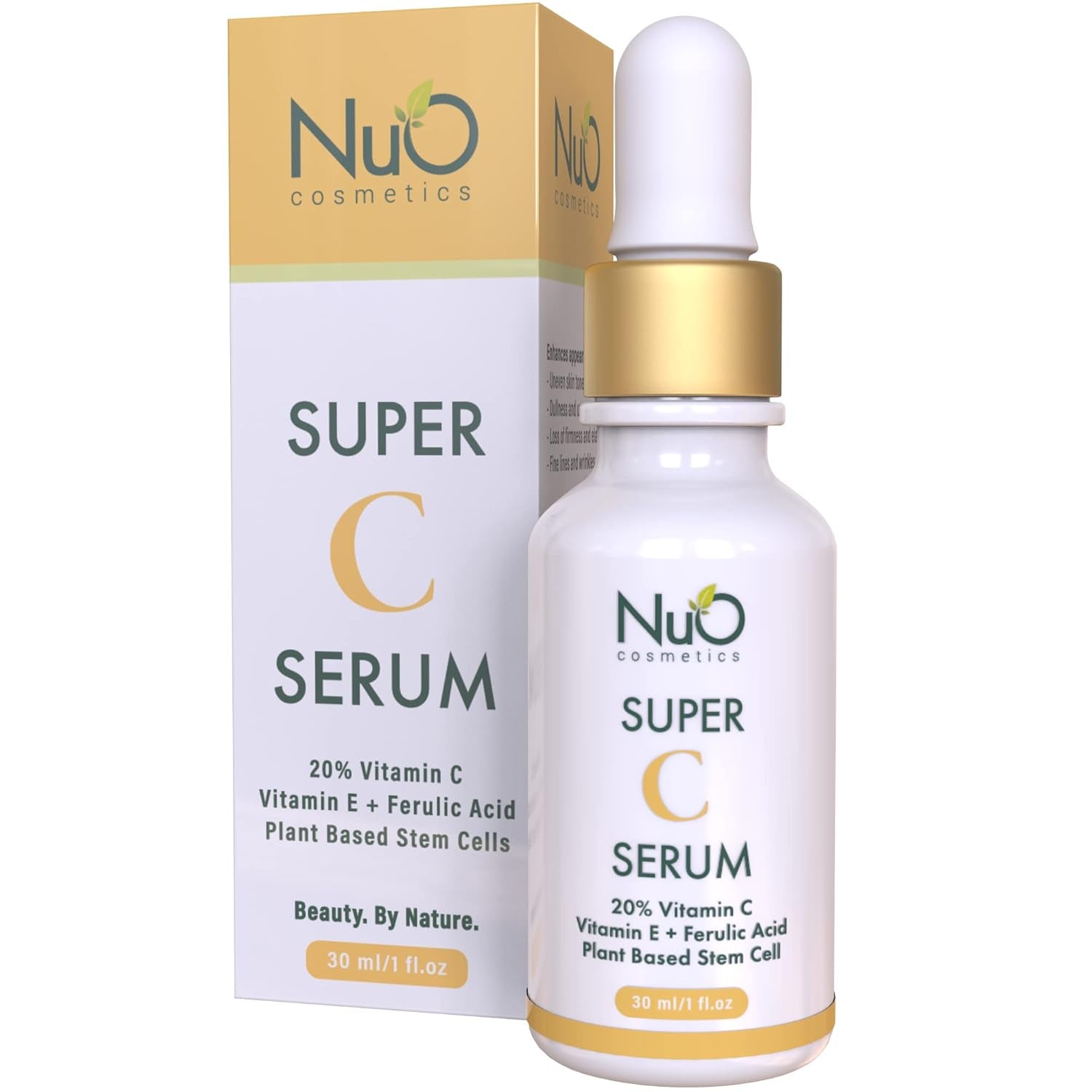 Natural Anti Aging Face Serum 30ml with Vitamin C - Mycosmeticslondon