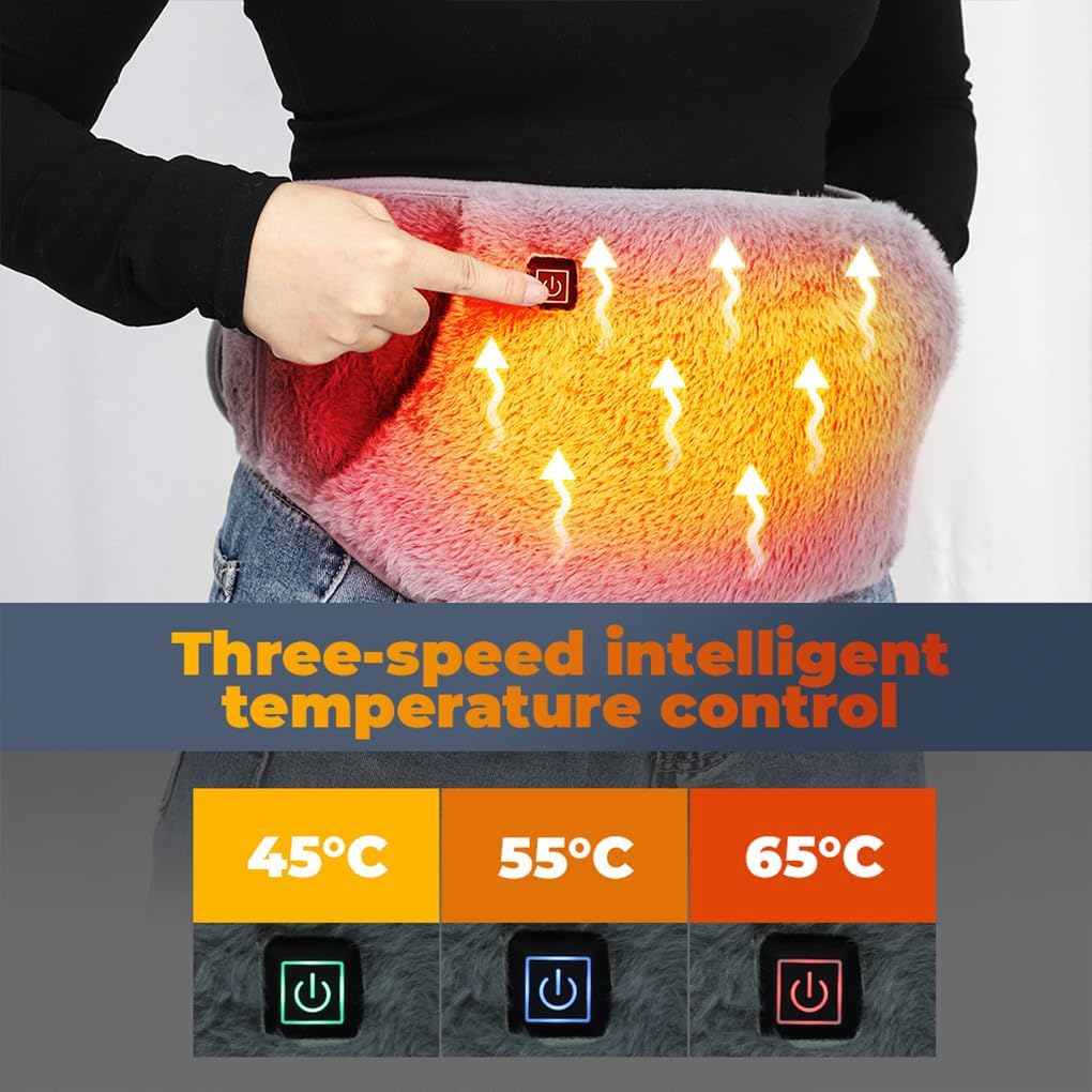 Electric Heating Belt For Abdomen, Waist & Hands, Usb Rechargeable