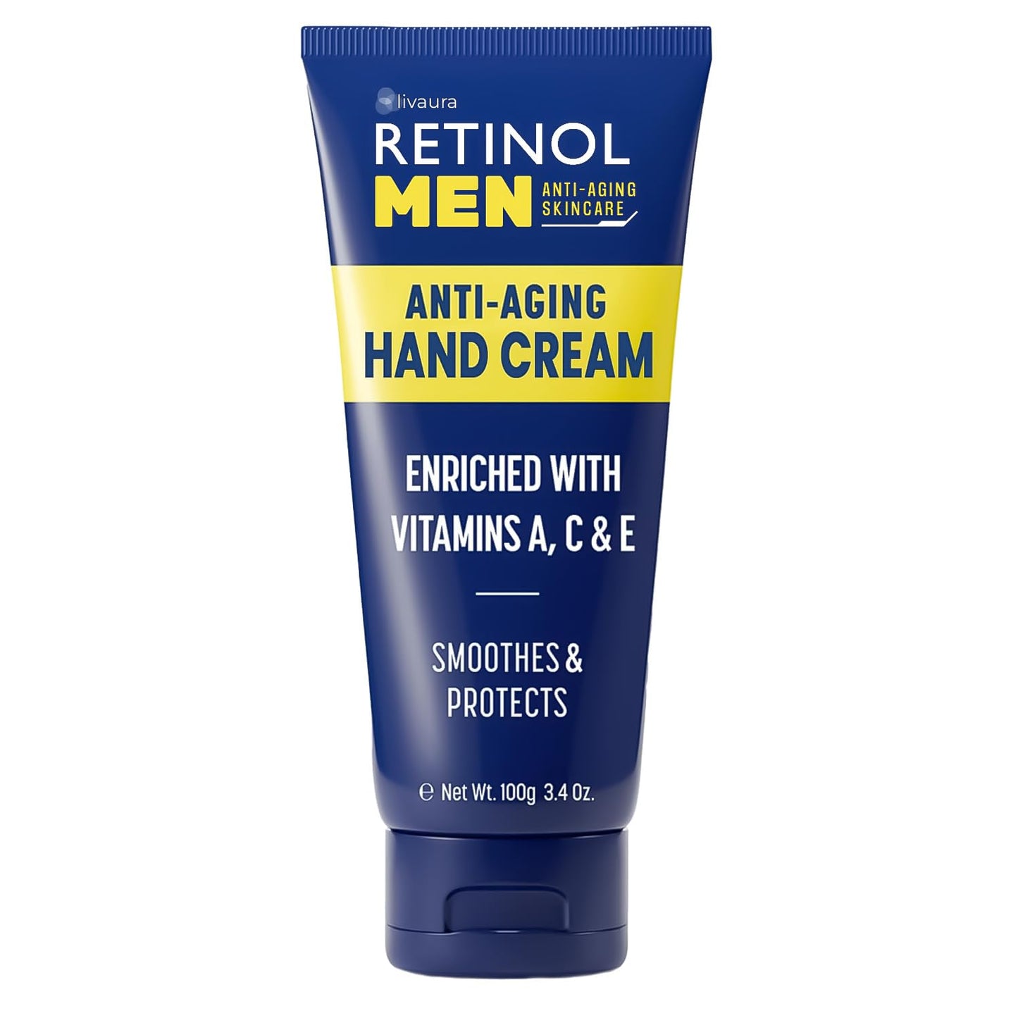 Men's Anti Aging Hand Cream with Retinol 100ml - Mycosmeticslondon