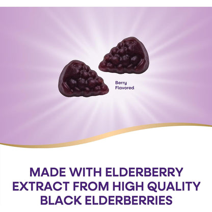 Elderberry Immune Boost Gummies with Vitamin C & Zinc