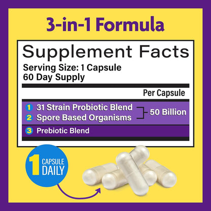 Premium Probiotic Capsules for Gut Health & Immunity