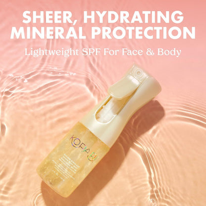 Natural Coconut Body Sunscreen Mist SPF 50