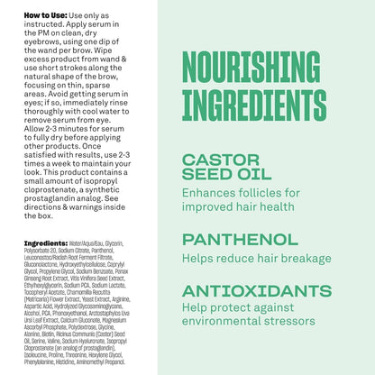 Natural Brow Enhancing Serum for Thicker Eyebrows