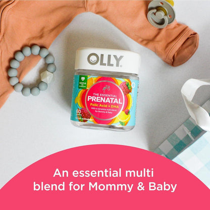 Prenatal Gummy Vitamins for Women - 60 Count Bottle