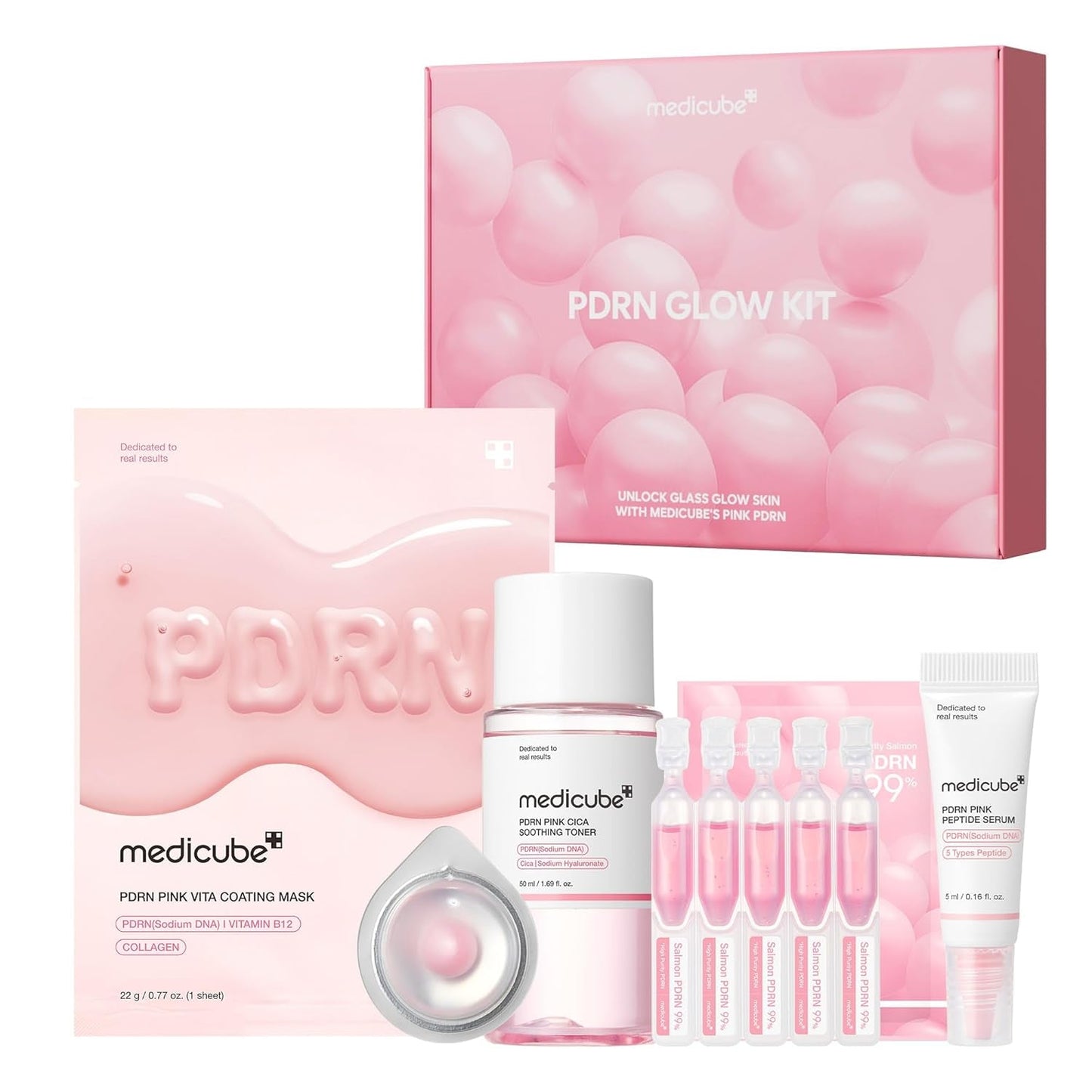 Natural Glow Skincare Kit 5 Piece Set - Mycosmeticslondon