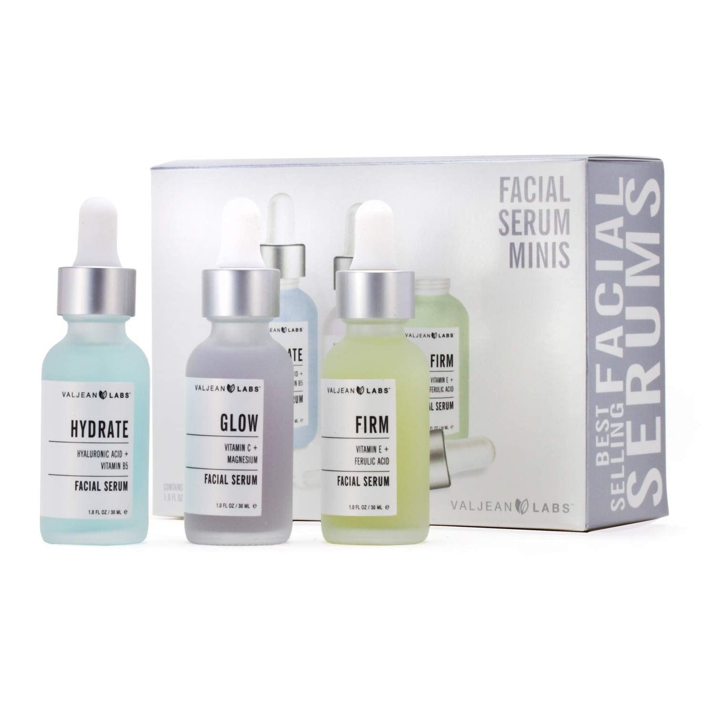 Natural Face Serum Set - 3 x 30ml | Moisturize & Rejuvenate Skin