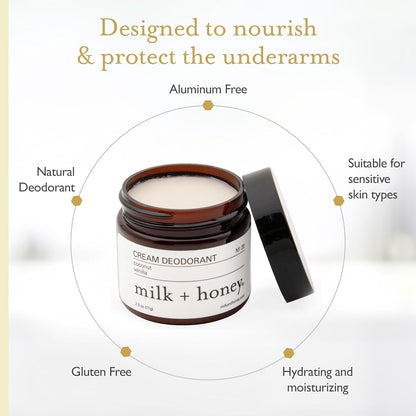Gentle Coconut Vanilla Natural Deodorant Stick