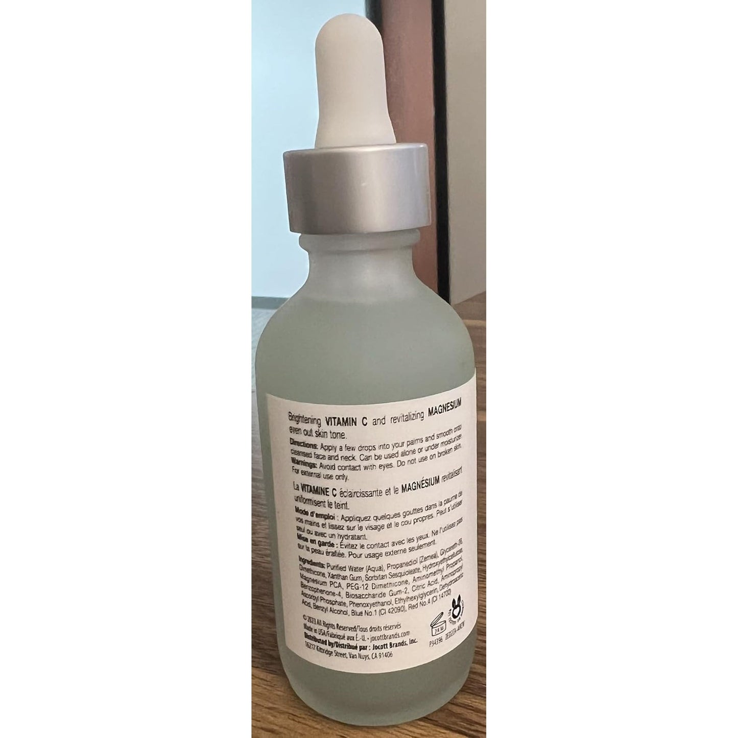 Natural Glow Face Serum with Vitamin C & Magnesium