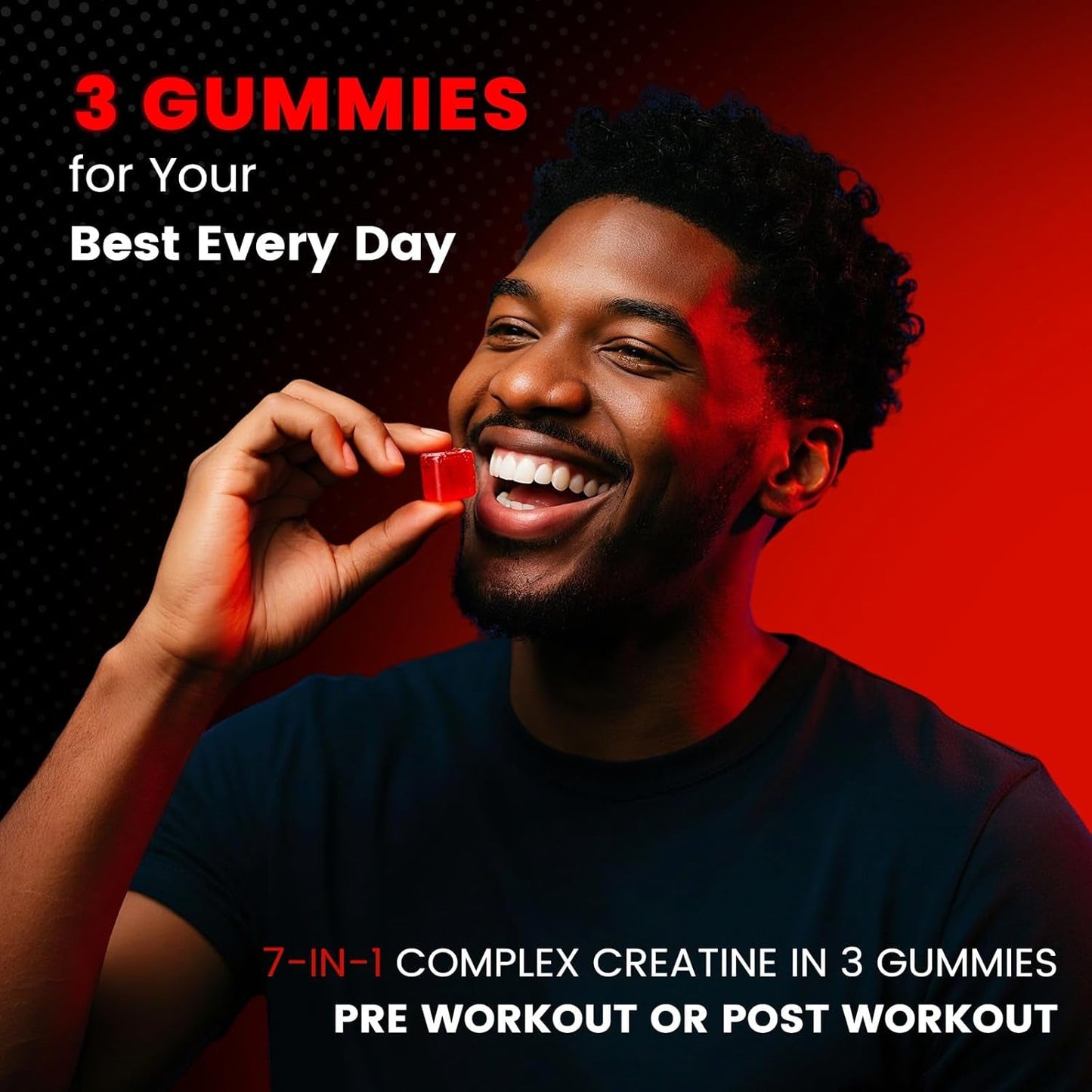 High Strength Sugar Free Creatine Gummy Supplements
