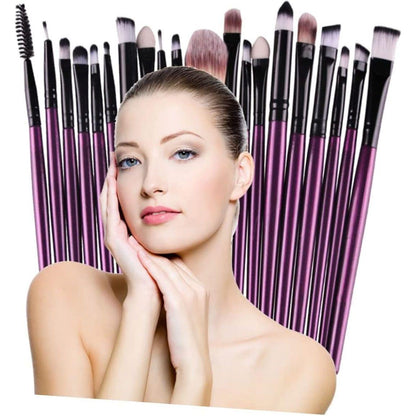 Premium 20 Piece Eye Makeup Brush Kit