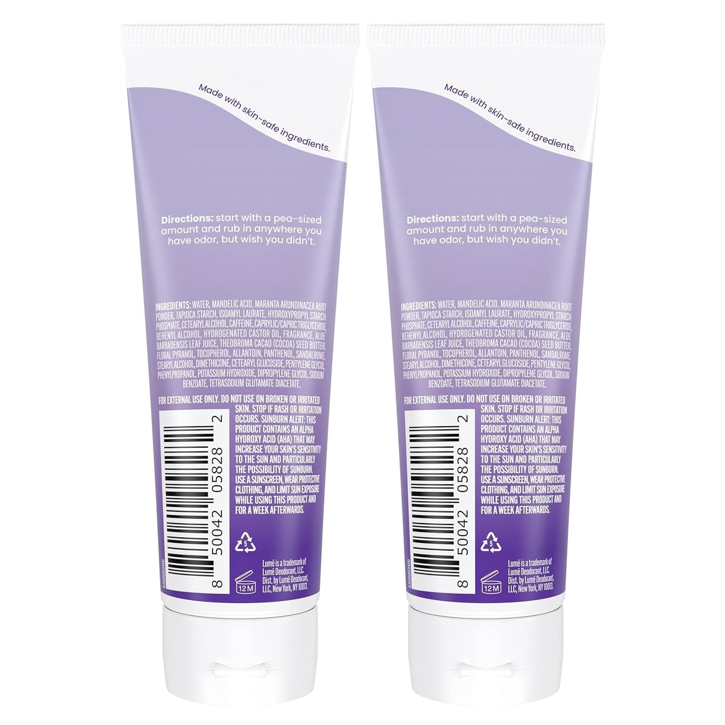 Natural Body Deodorant 85g Twin Pack - Long Lasting Protection