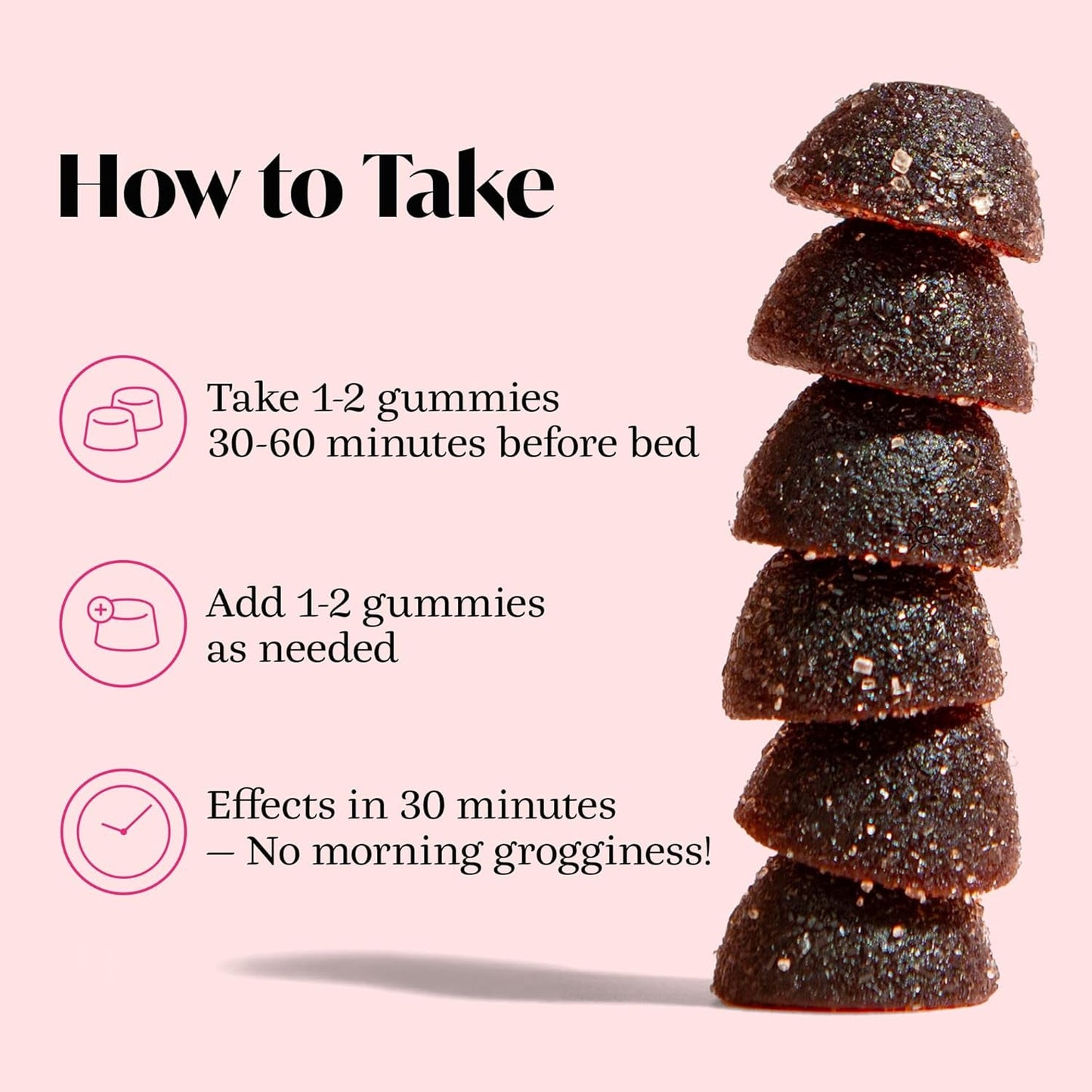Relaxing Sleep Aid Gummies for Women - Natural Melatonin