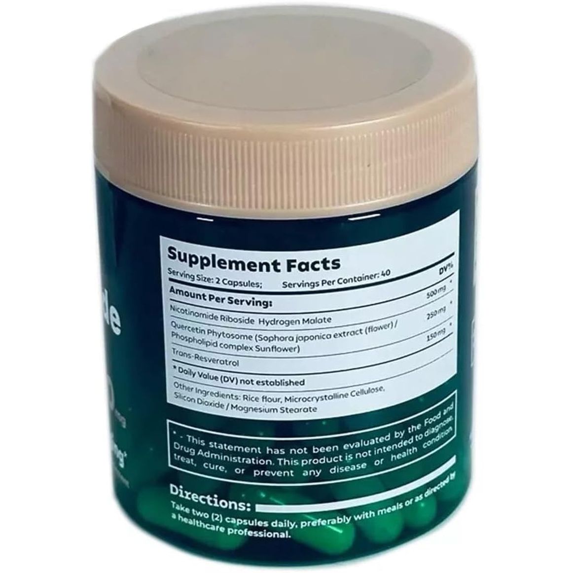 Premium NAD+ Supplement Capsules for Energy & Aging