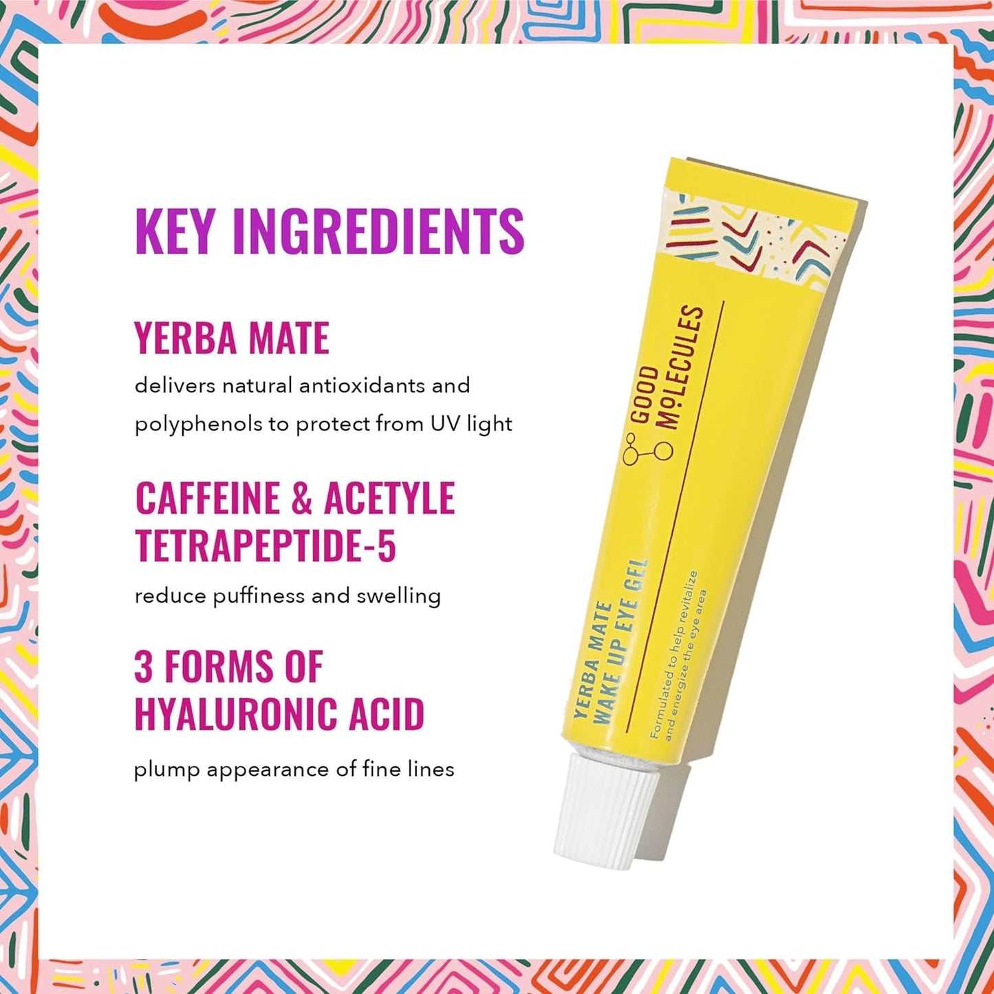 Natural Yerba Mate Eye Gel - Refreshing & Anti-Puff