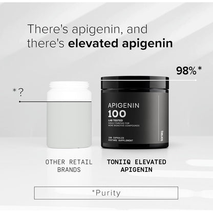 Natural Apigenin Supplement 180 Caps - Boost Energy & Wellness